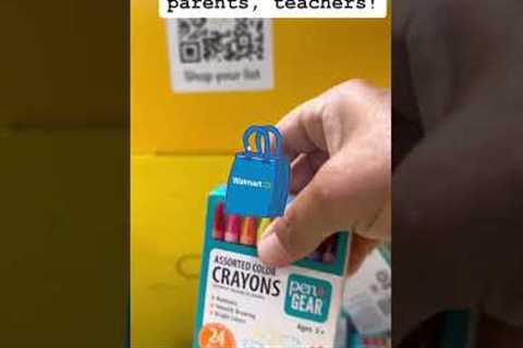 Parents and teachers - cheap school supplies at Walmart! #shortsfeed #ytshorts #shorts #walmart