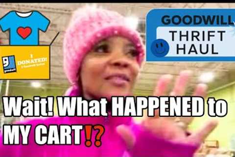 LETS GO To THE GOODWILL BINS‼️My CART Got MISSING‼️🫢 PLUS THIS SCARED ME 😬