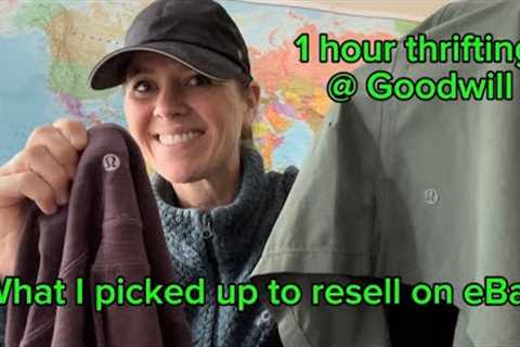 Thrift Haul: 1 hour shopping at Goodwill to resell on eBay #thrifthaul 