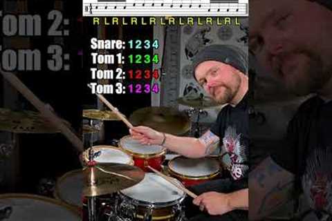 The first fill every drummer learns! (Easy beginner drum lesson)