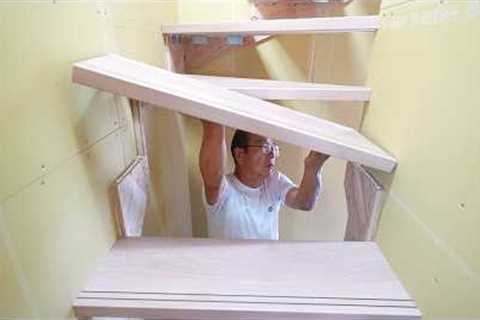 1-Week Challenge: 52-Year Carpenter vs. Pre-cut Stairs | New Build Season 6 Part 6