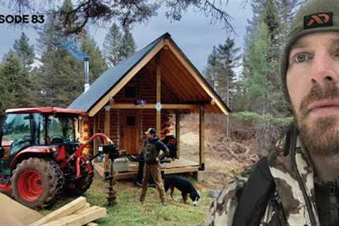 Tractor Barn, Forest Gym, MICE Invade |EP83| Log Cabin Build on Off-Grid Homestead