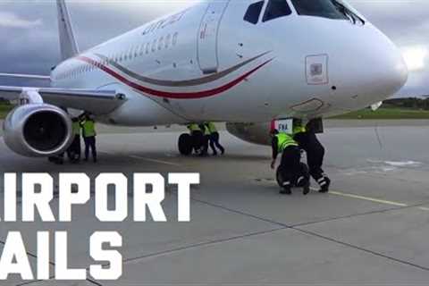 FUNNIEST AIRPORT FAILS &amp; MOMENTS