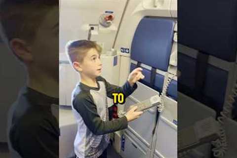 The Funniest Airplane Moment 😂