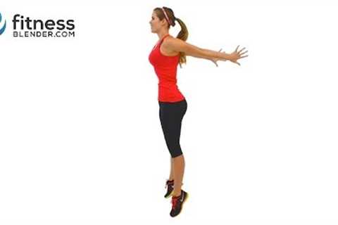 Fat Burning HIIT Cardio Workout - High Intensity Interval Training with Warm Up & Cool Down