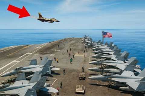 Venezuela F-16 DIVES TOWARD US Aircraft Carrier — Then THIS Happened…