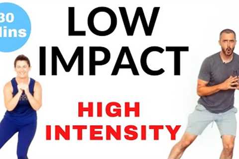 Low impact, high intensity intermediate home cardio workout