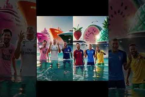 Ronaldo was mocked by Messi, Neymar and Kylian for having no trophy in his boat 😭😭 #shorts
