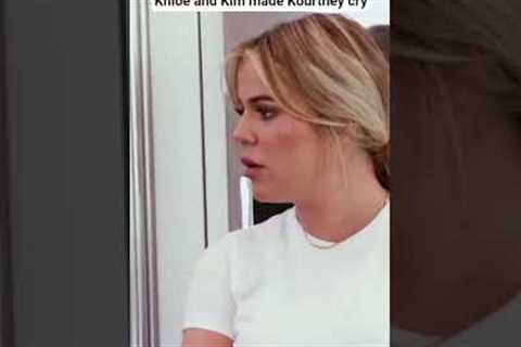 Kourtney Cries to Kim About Feeling Pressured by Khloé #kuwtk  #kourtneykardashian  #realitytvshow
