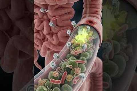 Your Gut's Secret War: The Battle Between Good and Bad Bacteria | Bio Anatomy Art | Gut Health