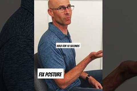 Neck pain routine!! Do this daily to improve posture!💯💯 #pain #neck #posture #stretch