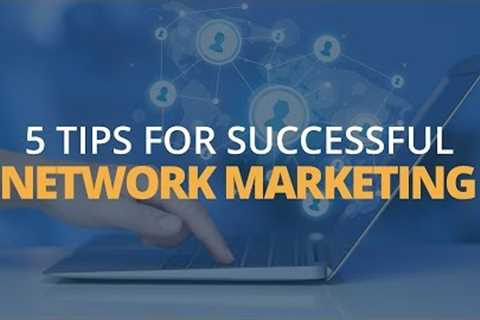 Tips for Network Marketing Success | Brian Tracy