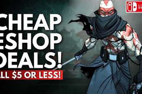 INSANE Nintendo Switch Deals Under $5 (HUGE eShop Sale!)