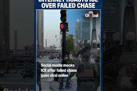 Viral Video Shows Food Delivery Rider Escaping ICE Agents in Downtown Chicago