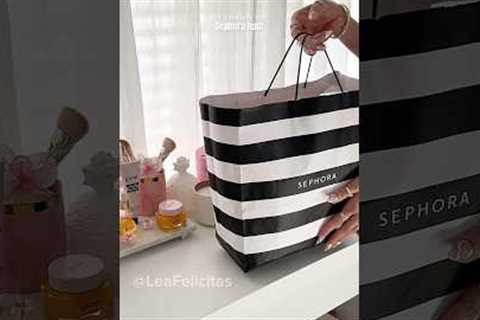 Let’s unbox my Sephora haul ♥️✨ time for fall makeup &amp; skincare! #sephora #makeupshorts..