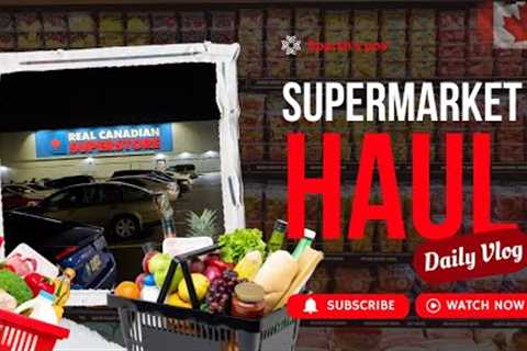 SUPER MARKET HAUL | A WEEK'S GROCERY SHOPPING | POV | ASMR | EP21