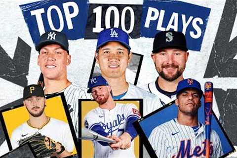 MLB's Top 100 Plays of 2025! (Ft. historic highlights from Shohei Ohtani, Aaron Judge &amp; MORE)
