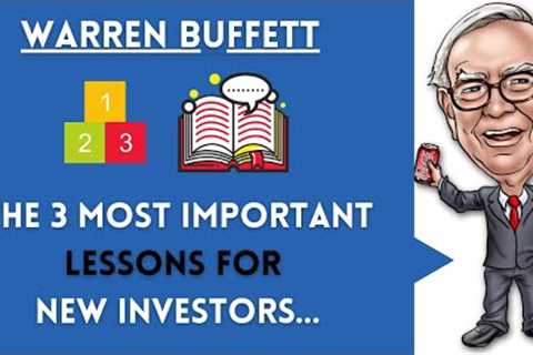 Warren Buffett: 3 Stock Market Tips for Beginner Investors!