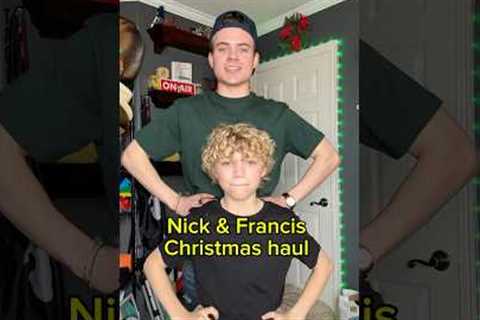 Nick and Francis Christmas haul!