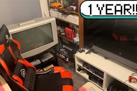 1 Year Of Retro Gaming Collecting In 14mins 🍄 #RetroGaming 