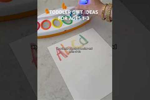 Christmas gift ideas for toddlers ages 1-3