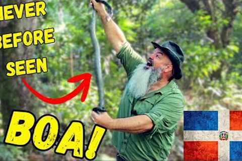 I Found A WILD Never Before Seen Snake In The Dominican Republic