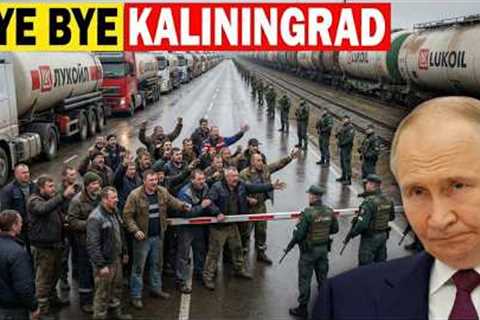 Moscow's Kaliningrad Railway Is Gone—Hundreds Trains Stuck as Baltics SHUT DOWN Border Crossings