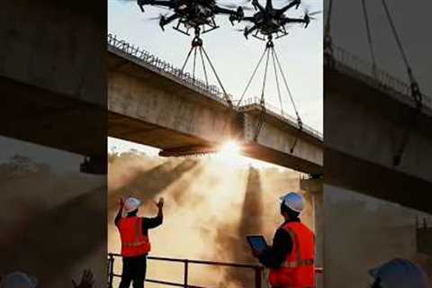 🔥 “Drones Just Replaced Cranes — The Future of Construction Is Here!”#drone #technology #tanding