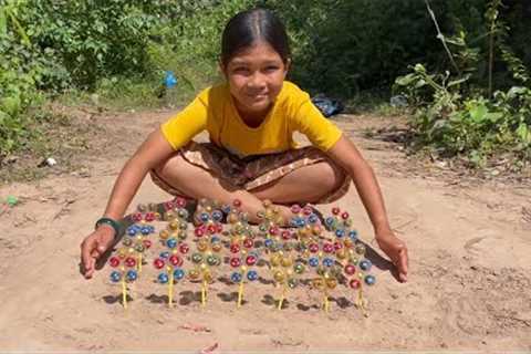 Part 123 Survival Skills SMART Ideas and USEFUL in Forest With Single Mom  Jungle Life