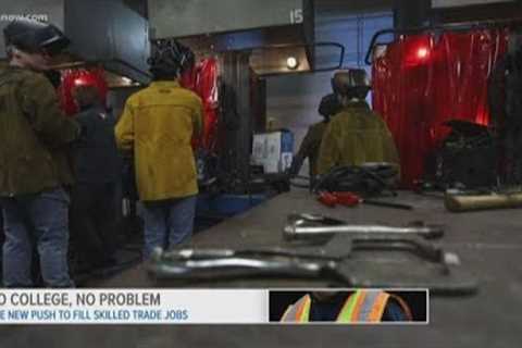No college? No problem. Demand grows for skilled trade labor