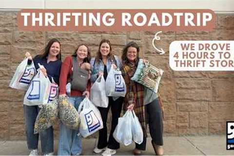 Traveling to my FAVORITE Thrift Stores | Thrift With Me | Thrift Haul Try On | Goodwill Thrift Haul
