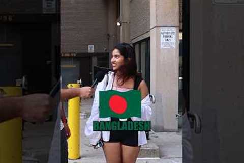 From Bangladesh🇧🇩 Bangladeshi girl Interview in Canada🇨🇦 #bangladesh #canada #shortsfeed