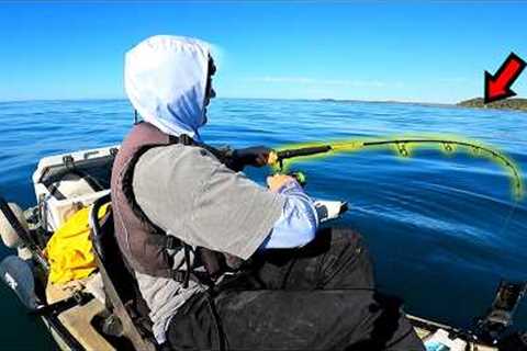 Offshore Kayak Fishing for BIG Fish!!