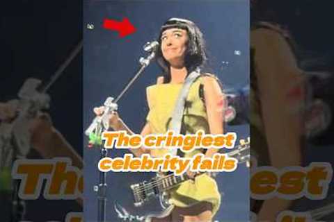 The Cringiest Celebrity Fails！#selenagomez