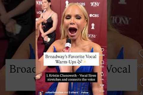 How Broadway Stars Warm-Up Their Voices #vocalwarmups
