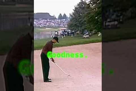 Tiger Woods 2000 The Best Shot Ever Hit?😳 #golf #golfswing #tiger