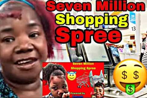 SEVEN MILLION SHOPPING SPREE WALMART SHOPPING FOR 4 BOYS ON A BUDGET REST IN PEACE TO MY BABY..