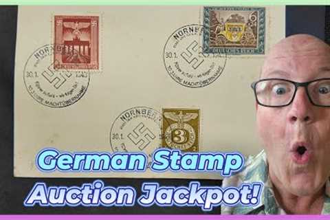 German Stamp Auction Jackpot! You Won't Believe What I Found!