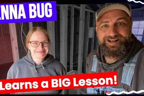 LEARNING LESSONS! SHED TO HOUSE CONVERSION family compound, tiny house homesteading cabin build, DIY