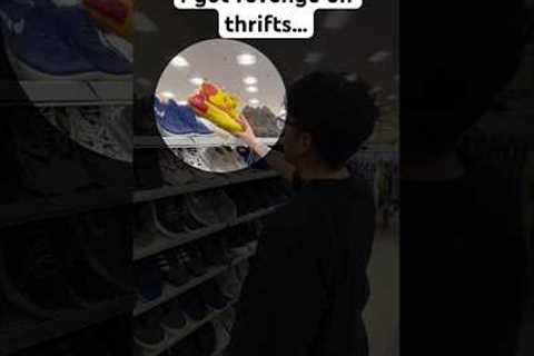 How I got revenge on thrift stores #sneaker #shoes