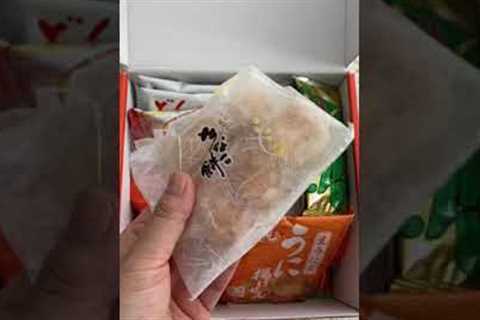Japanese snack box unboxing Part 1 #bokksu #japanesesnacks