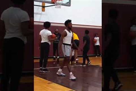 TRASH TALKER WANTED TO FIGHT #basketball #trending #sports #fight #hood #shorts #viral #explore #nba