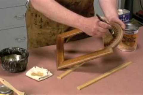 Glazing a picture frame part 1