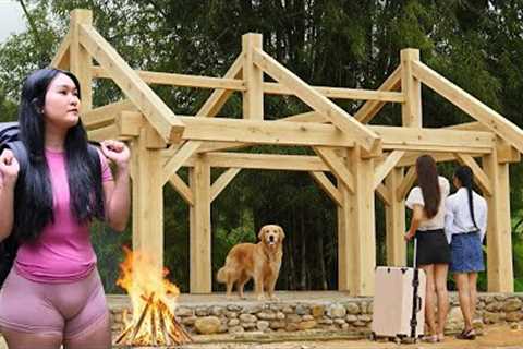 Full video: 185 days of building a wooden house by hand, reviving an abandoned plot of land