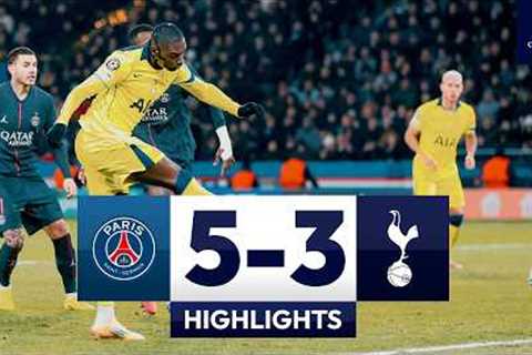 Kolo Muani's first Spurs goals | PSG 5-3 Spurs | Champions League Highlights