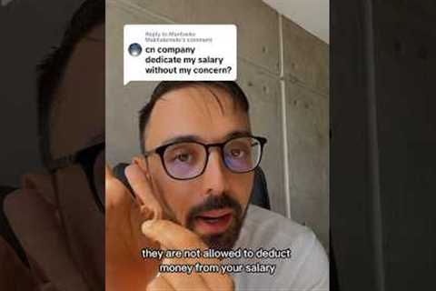 The company is not allowed to deduct money from your salary without your consent!