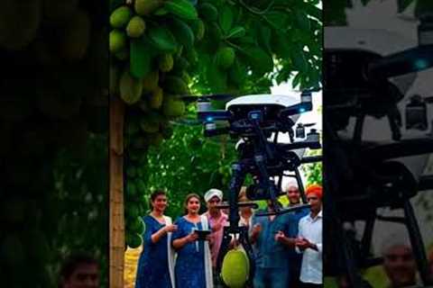 #Amazing Drone Technology Harvesting Jackfruit | Smart Farming in India#2025 #farming #automobile