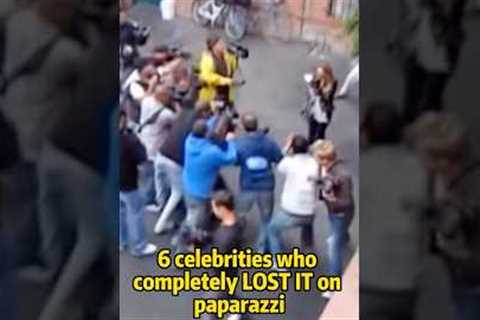 6 celebrities who completely lost it on paparazzi #foryoupage #usa #shorts #celebrity