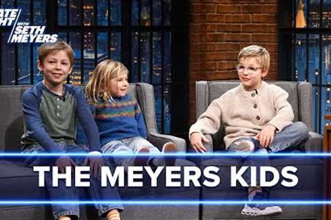 Seth Meyers Surprises His Kids with a Late Night Interview