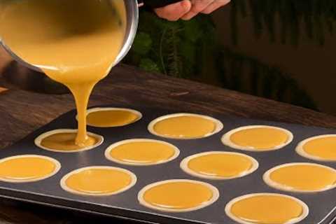 This festive dessert surprised everyone! I learned this trick at a Portuguese restaurant!